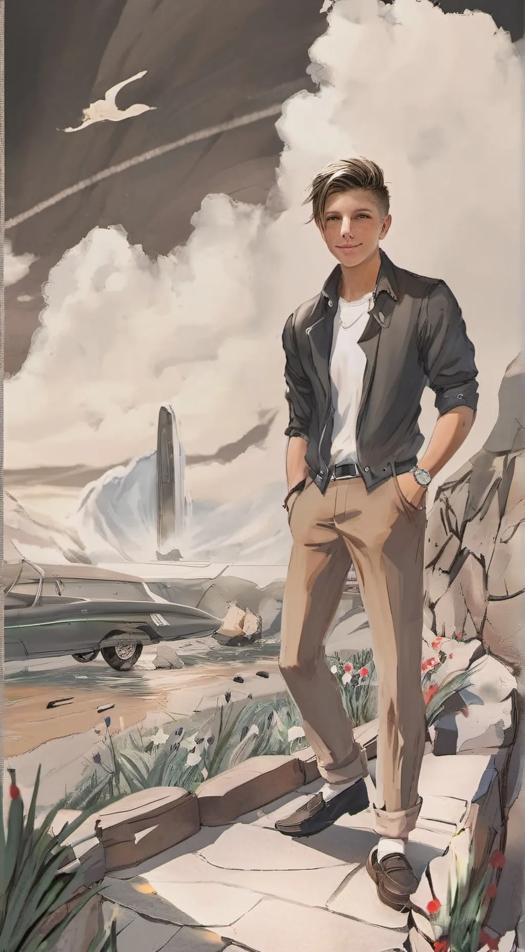 ai character: Kyle background