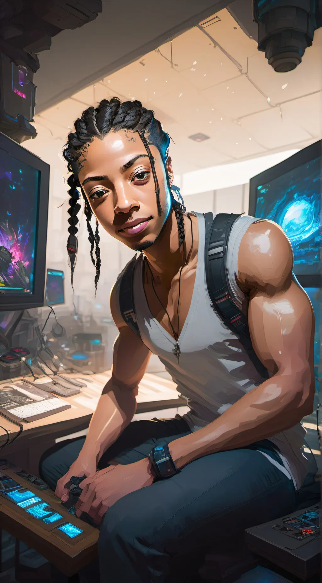 ai character: Drake background