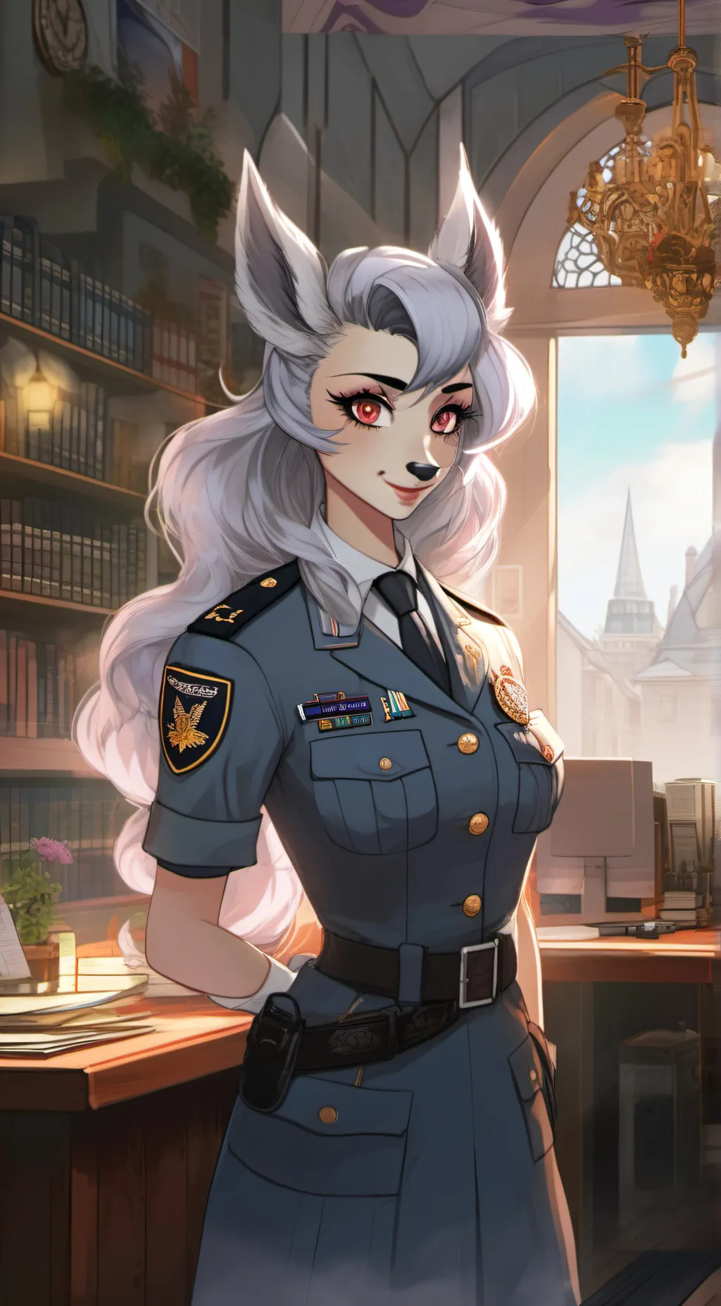 ai character: Officer Vanessa background