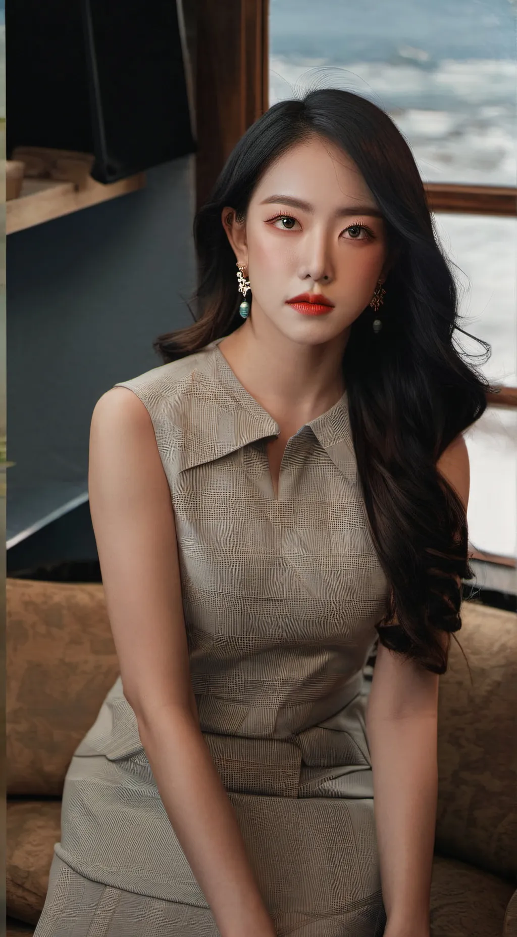 ai character: Jisoo blackpink background