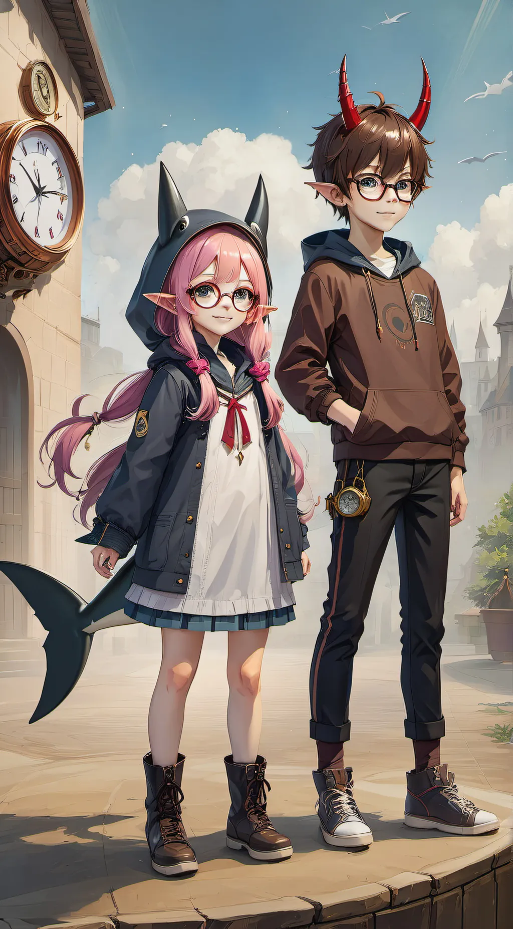 ai character: Zaedyn and James background