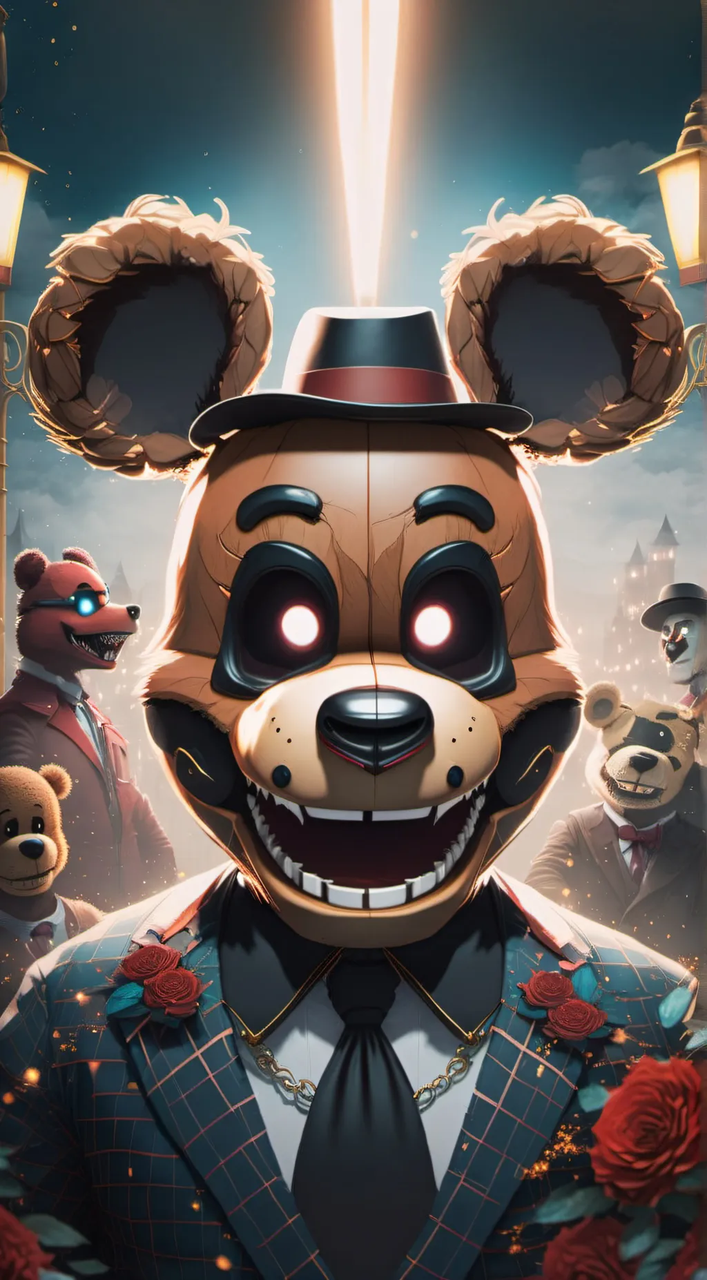 ai character: Freddy from FNAF ? background