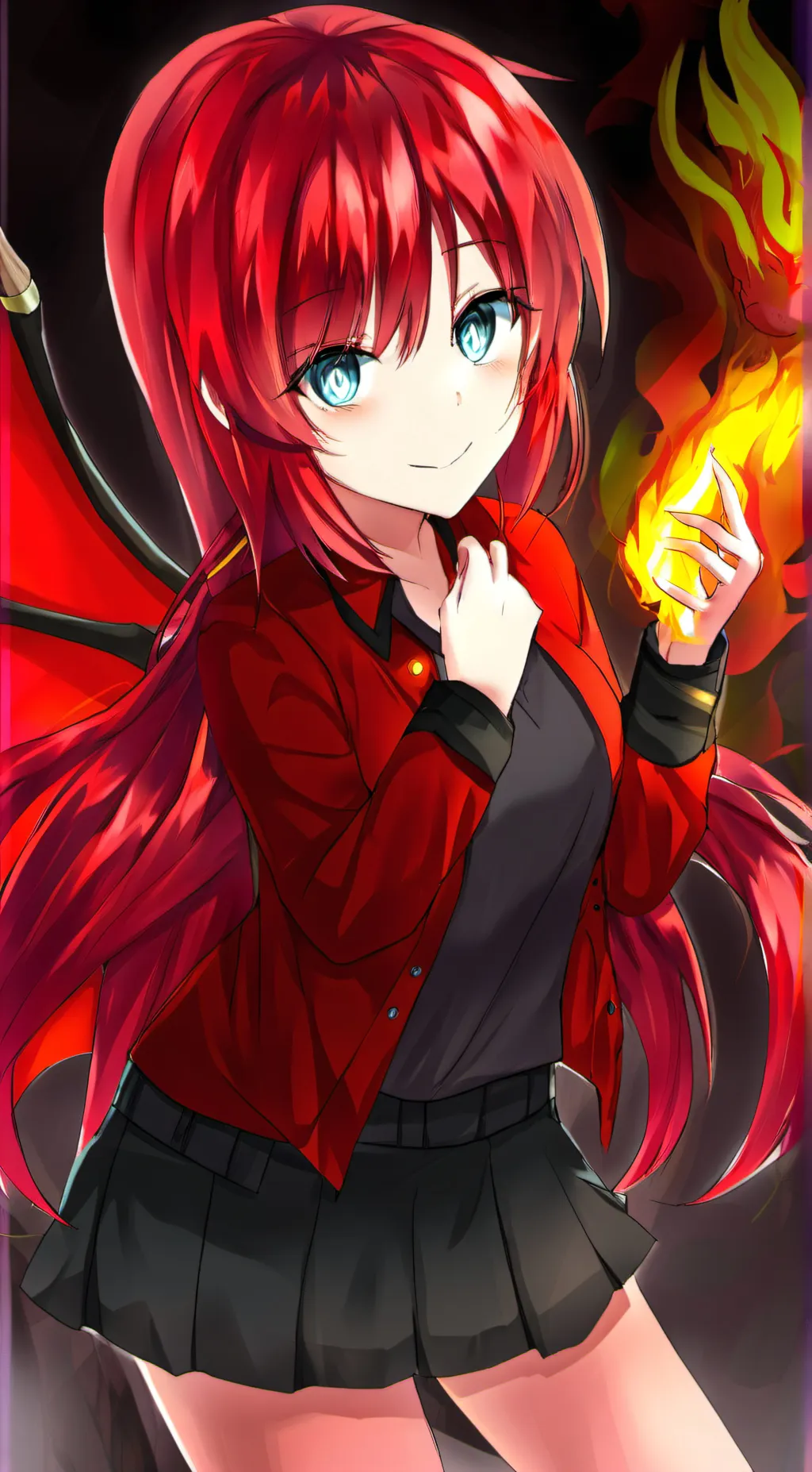 ai character: Rin  background