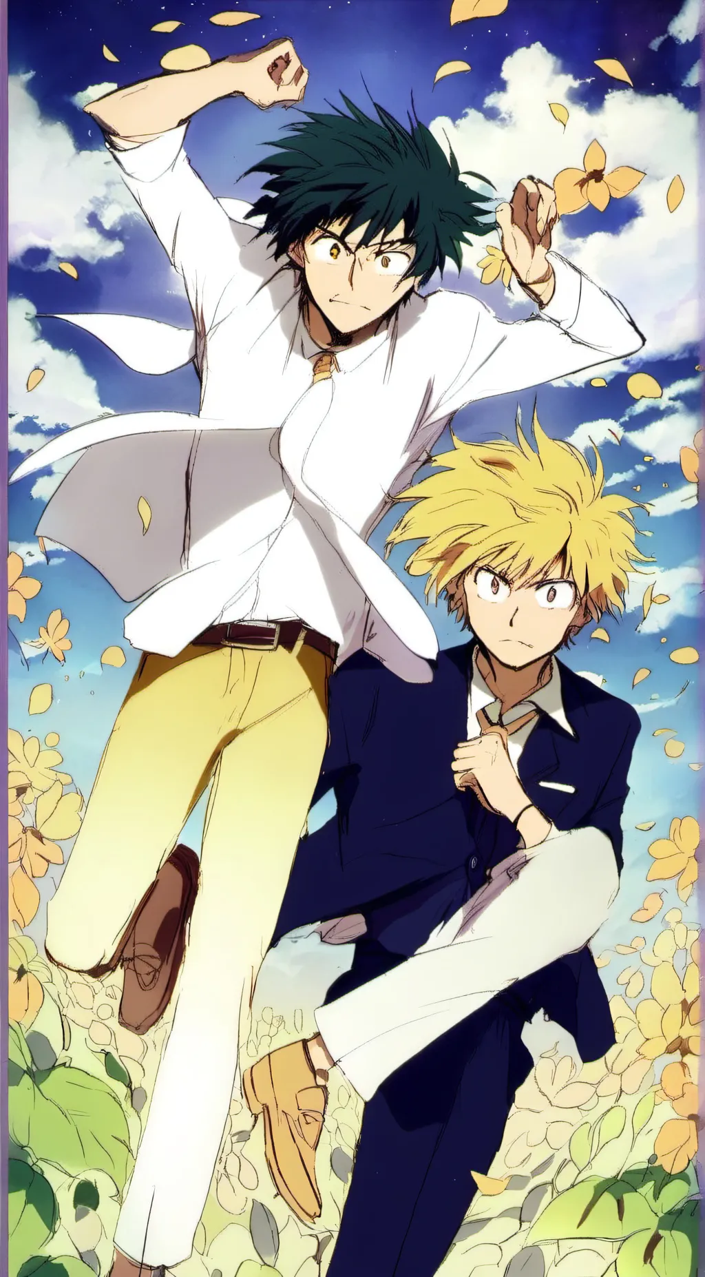 ai character: BakuAndFemboyDeku background