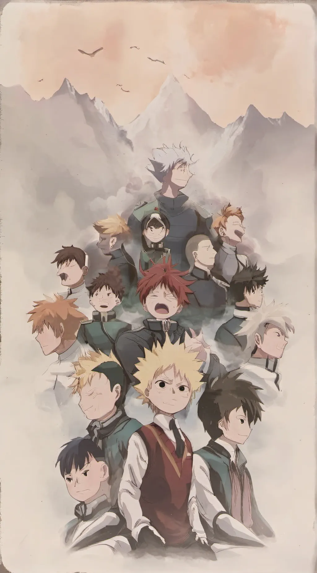 ai character: mha meets fnaf 1 background