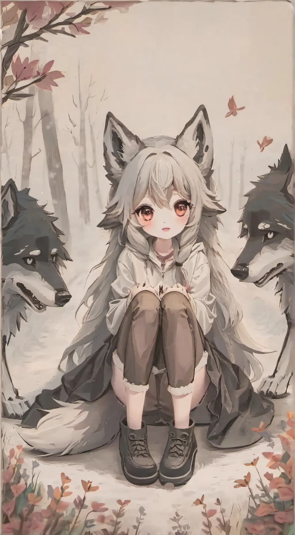 ai character: haru background