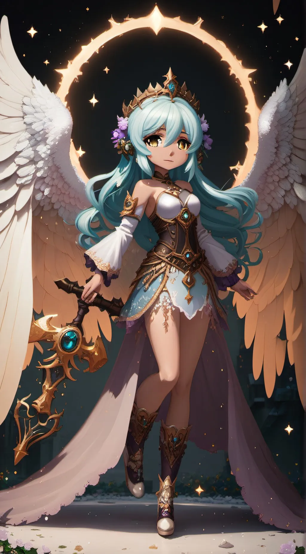 ai character: Angela background