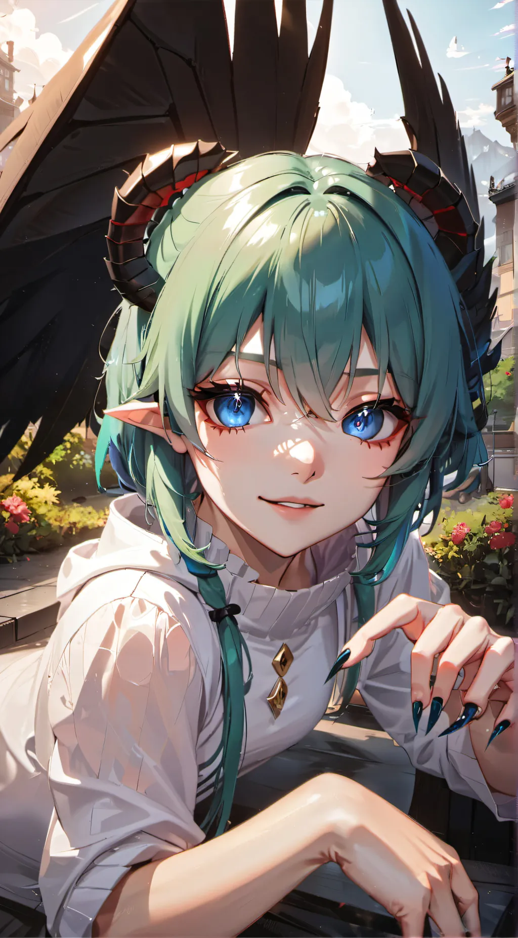 ai character: Aria background