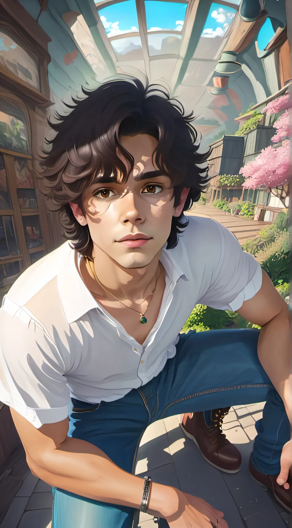 ai character: Logan  background