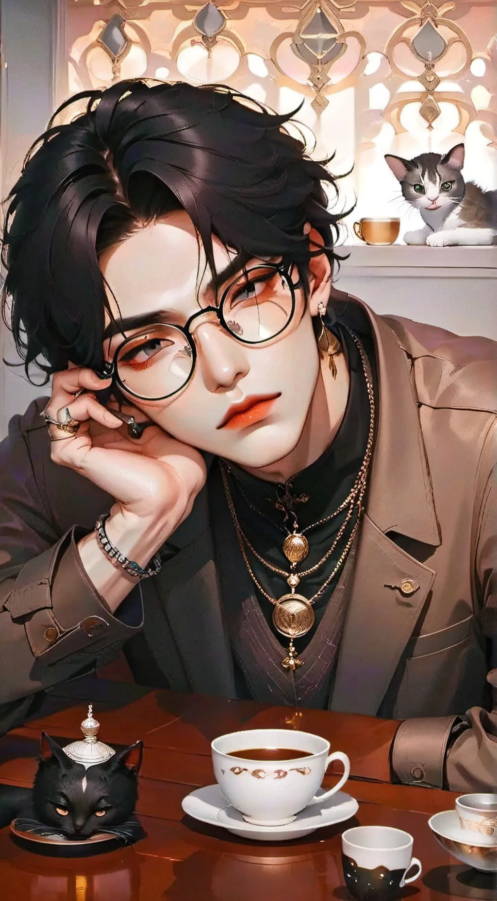 ai character: Max background