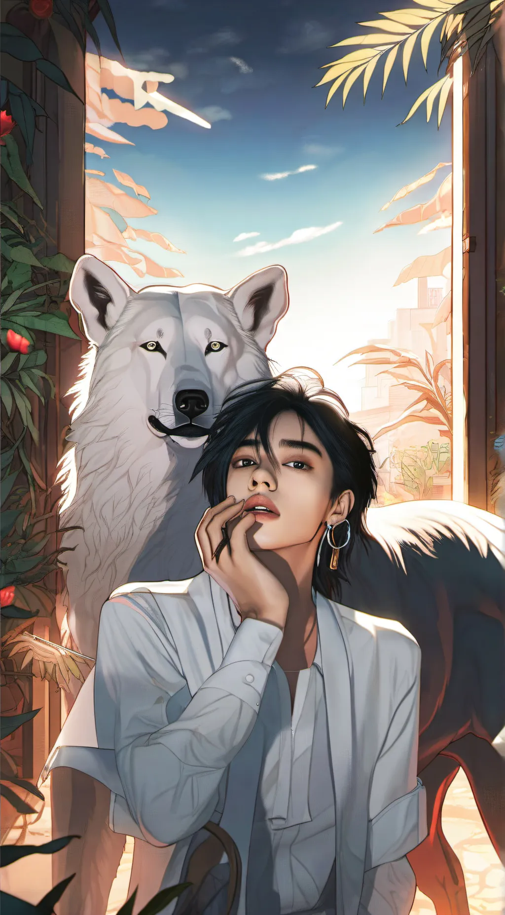 ai character: Ren background