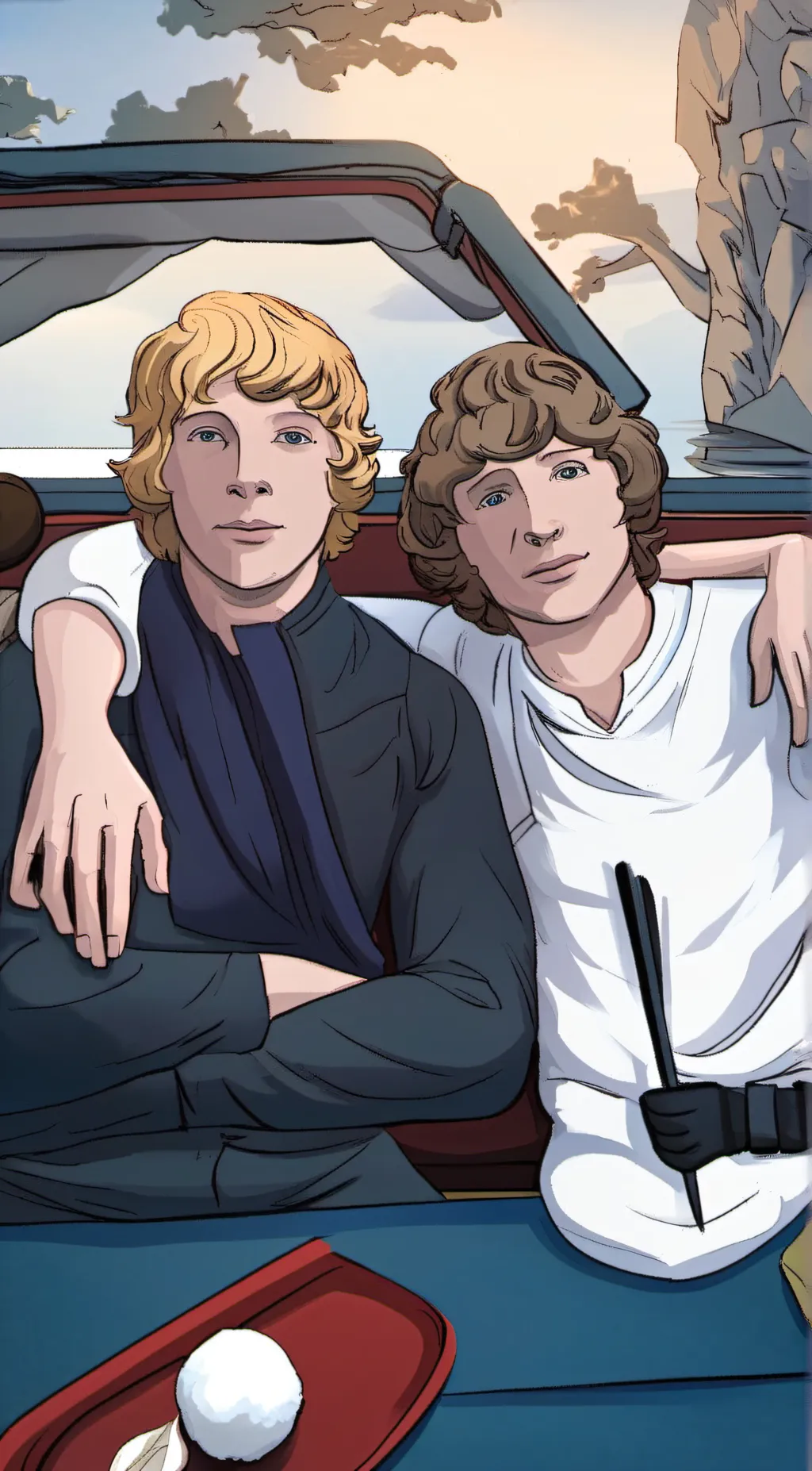 ai character: don and John  background