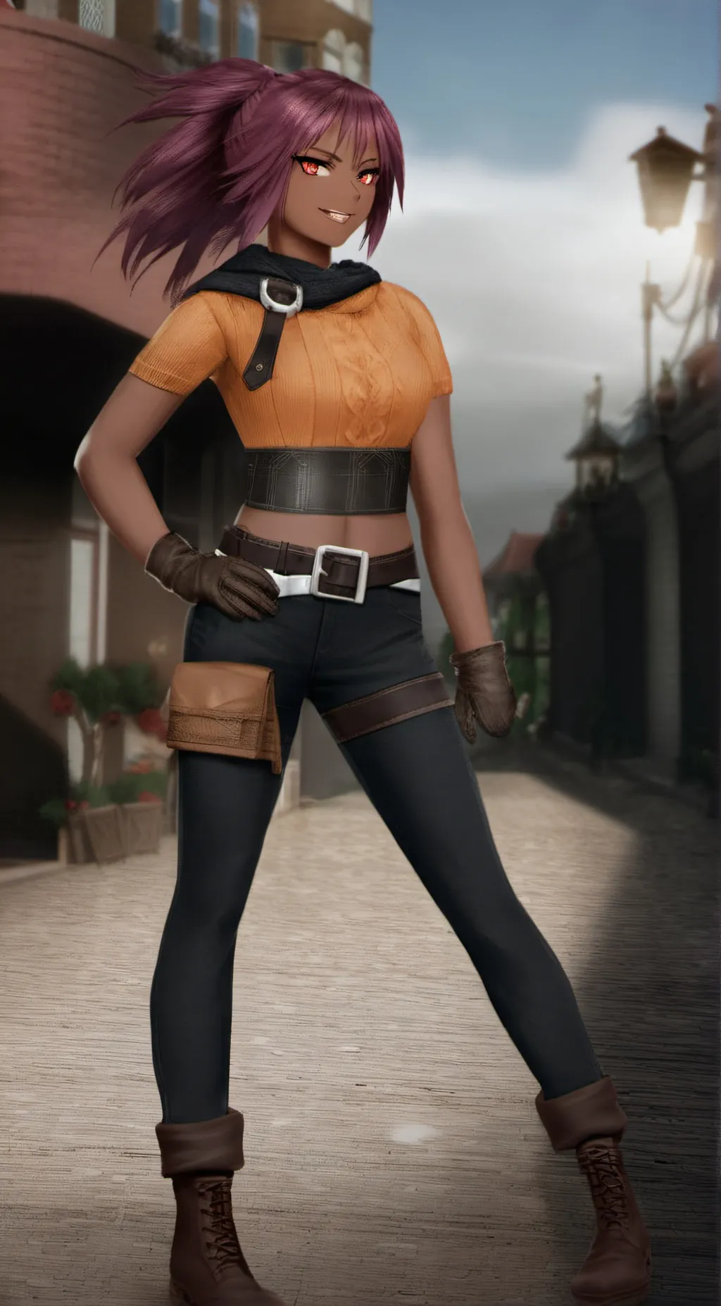 ai character: youraichi shiohin  background