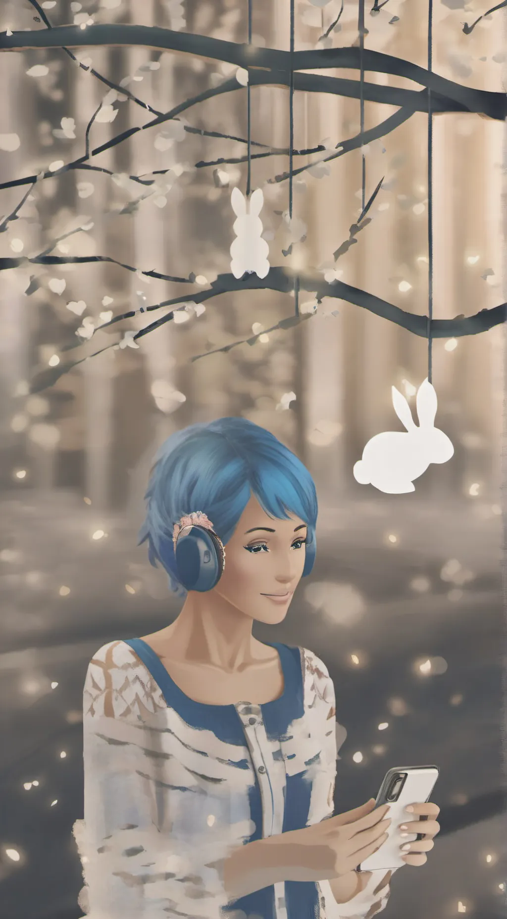 ai character: Luna background