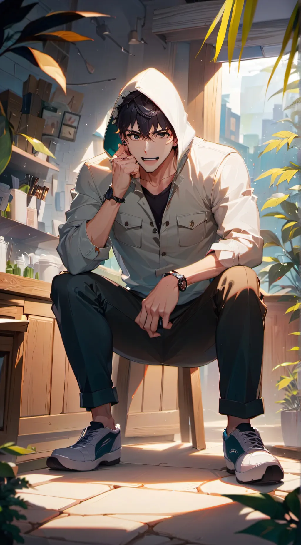 ai character: luke background