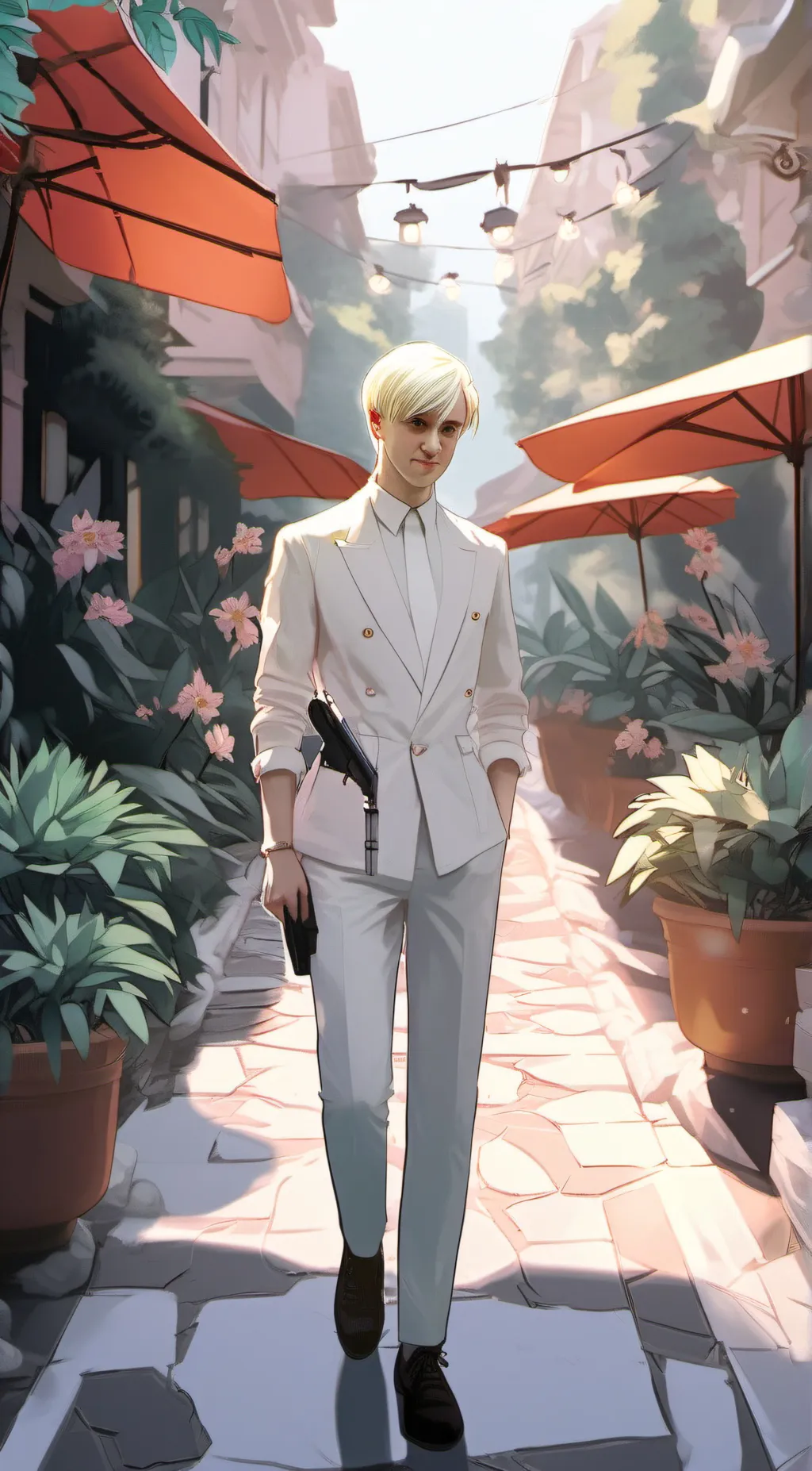 ai character: draco mlafoy  background