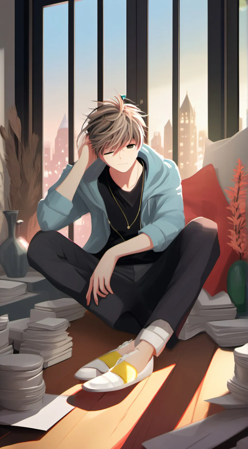 ai character: Damon background