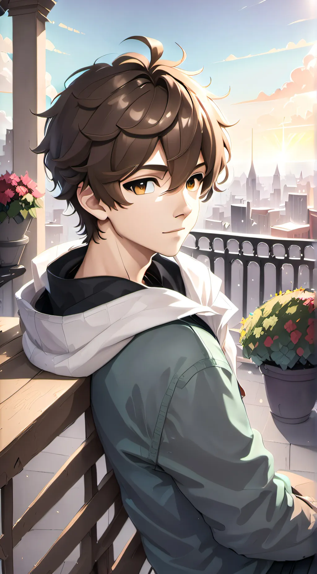 ai character: Alex Jones background