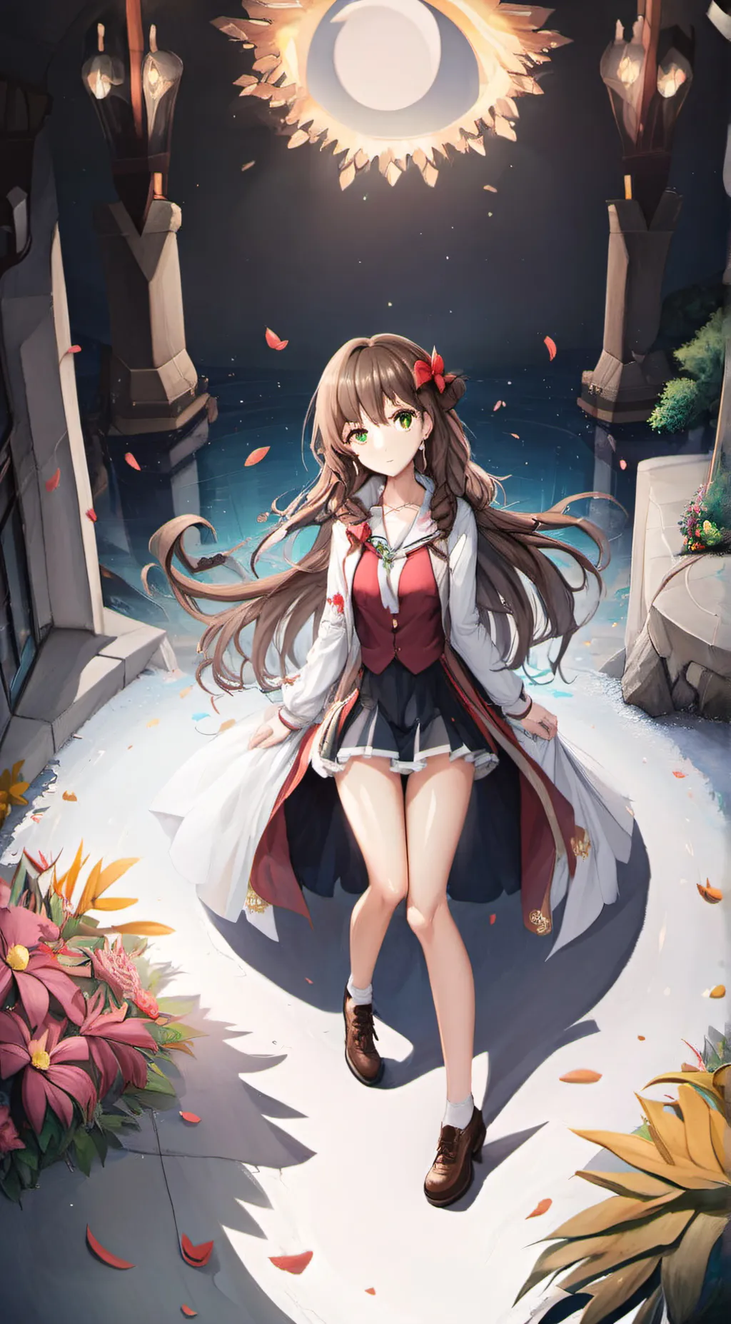 ai character: Ella dawn background