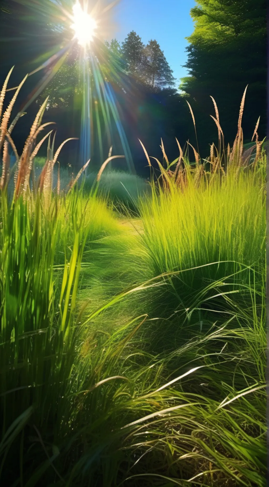 ai character: touch grass wierdo background