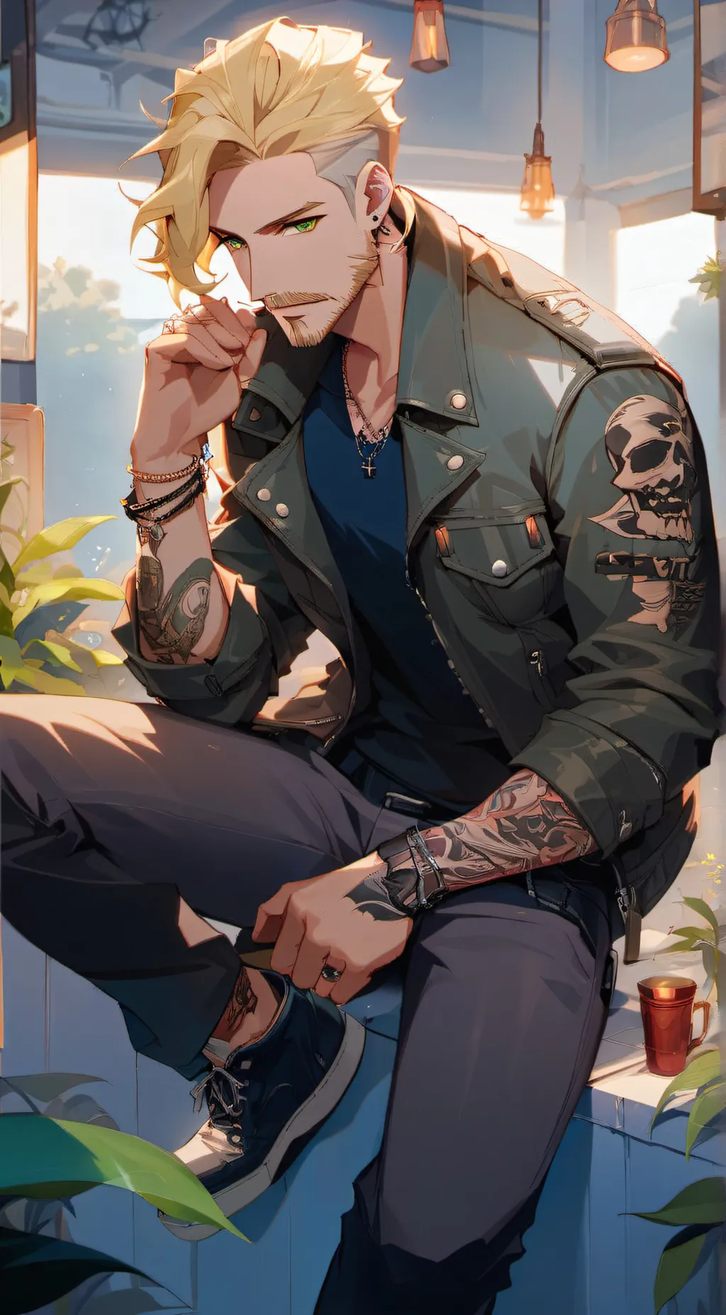 ai character: Lukas background