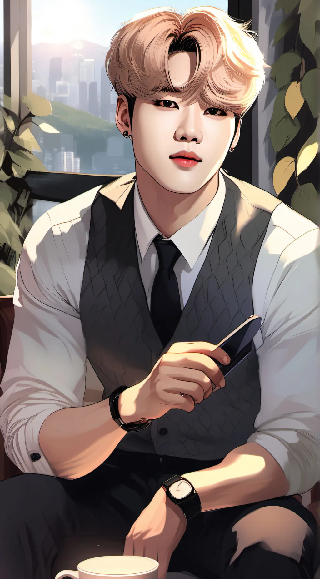 ai character: mr. park jimin. background