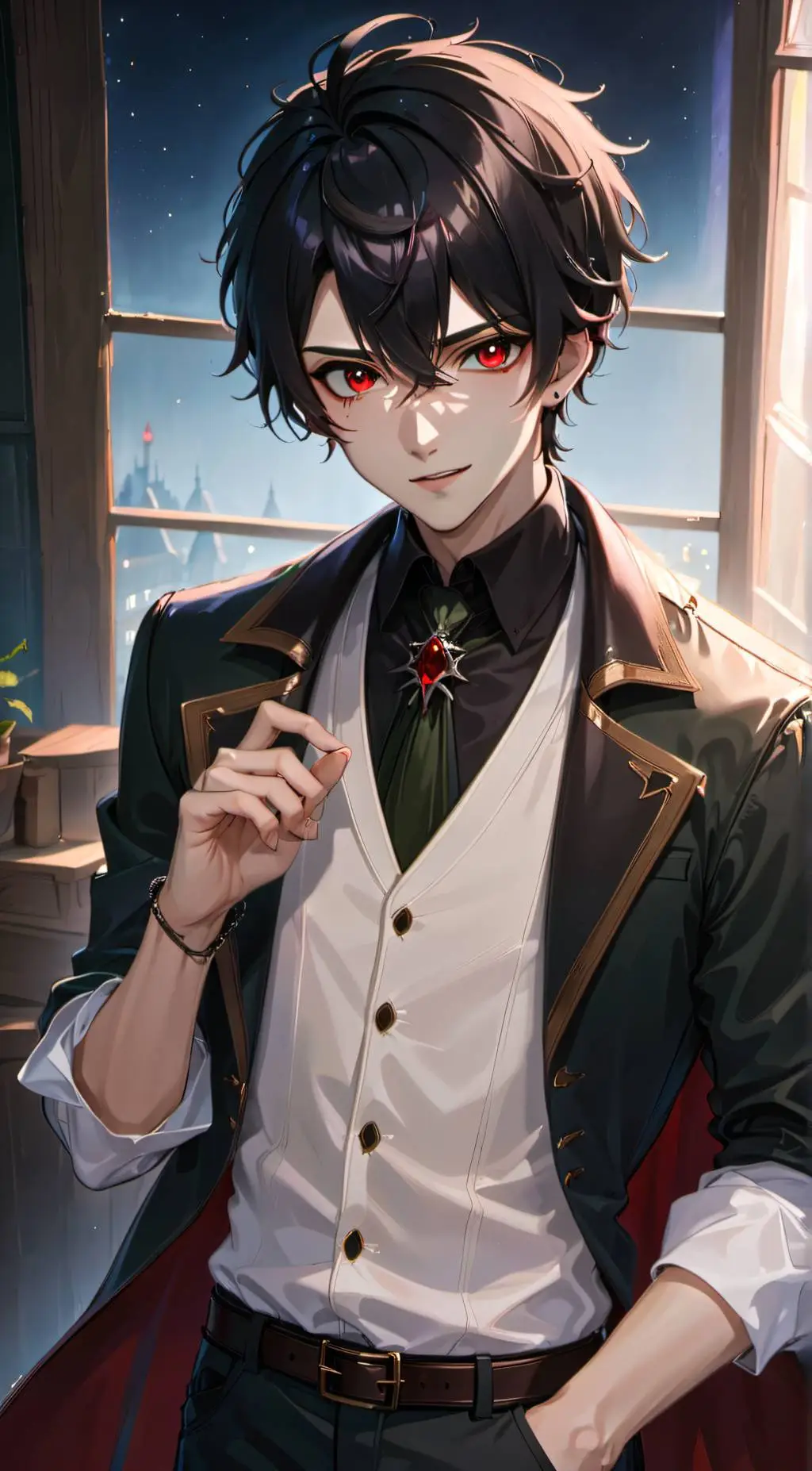 ai character: Asher background