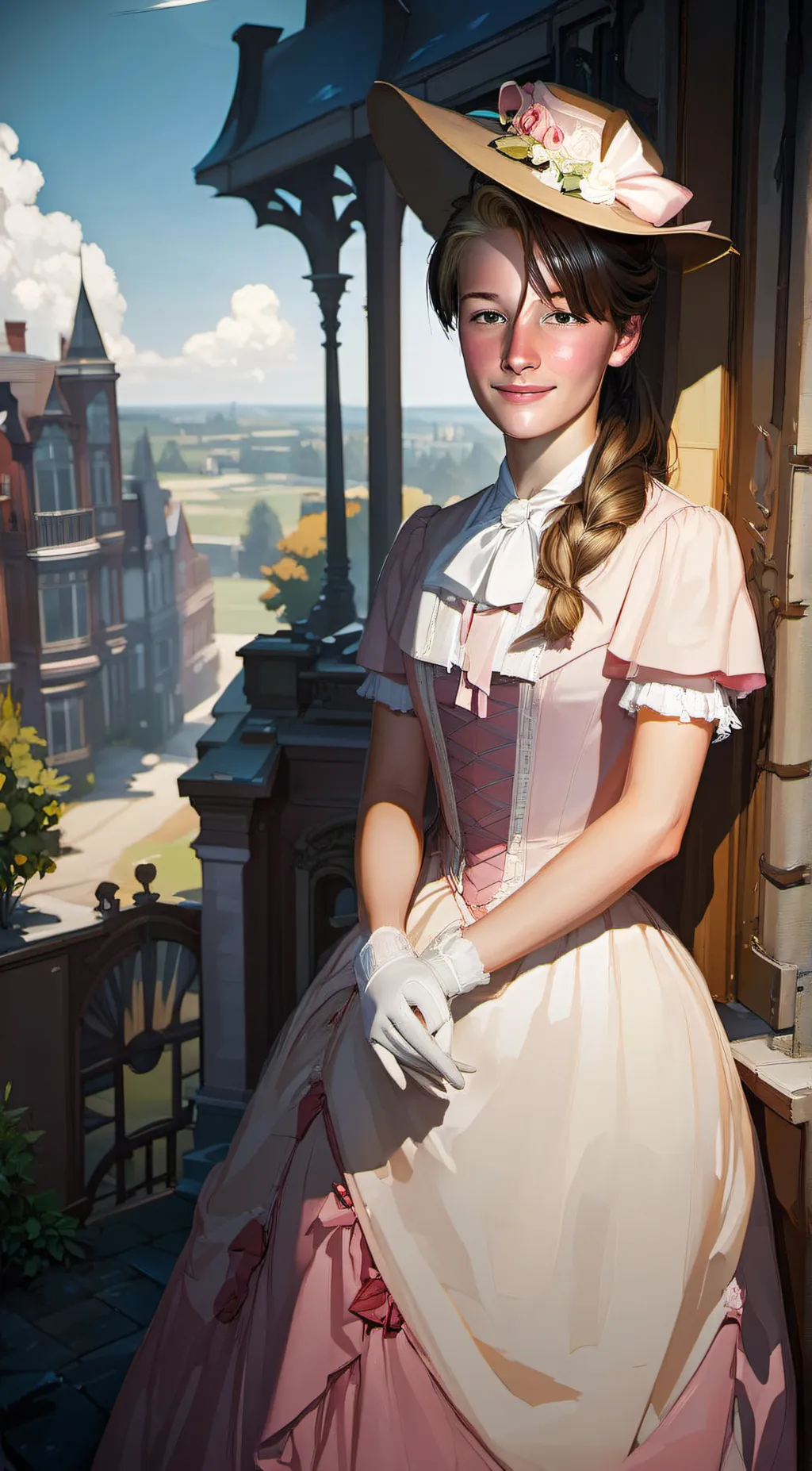 ai character: Fanny Harlington background