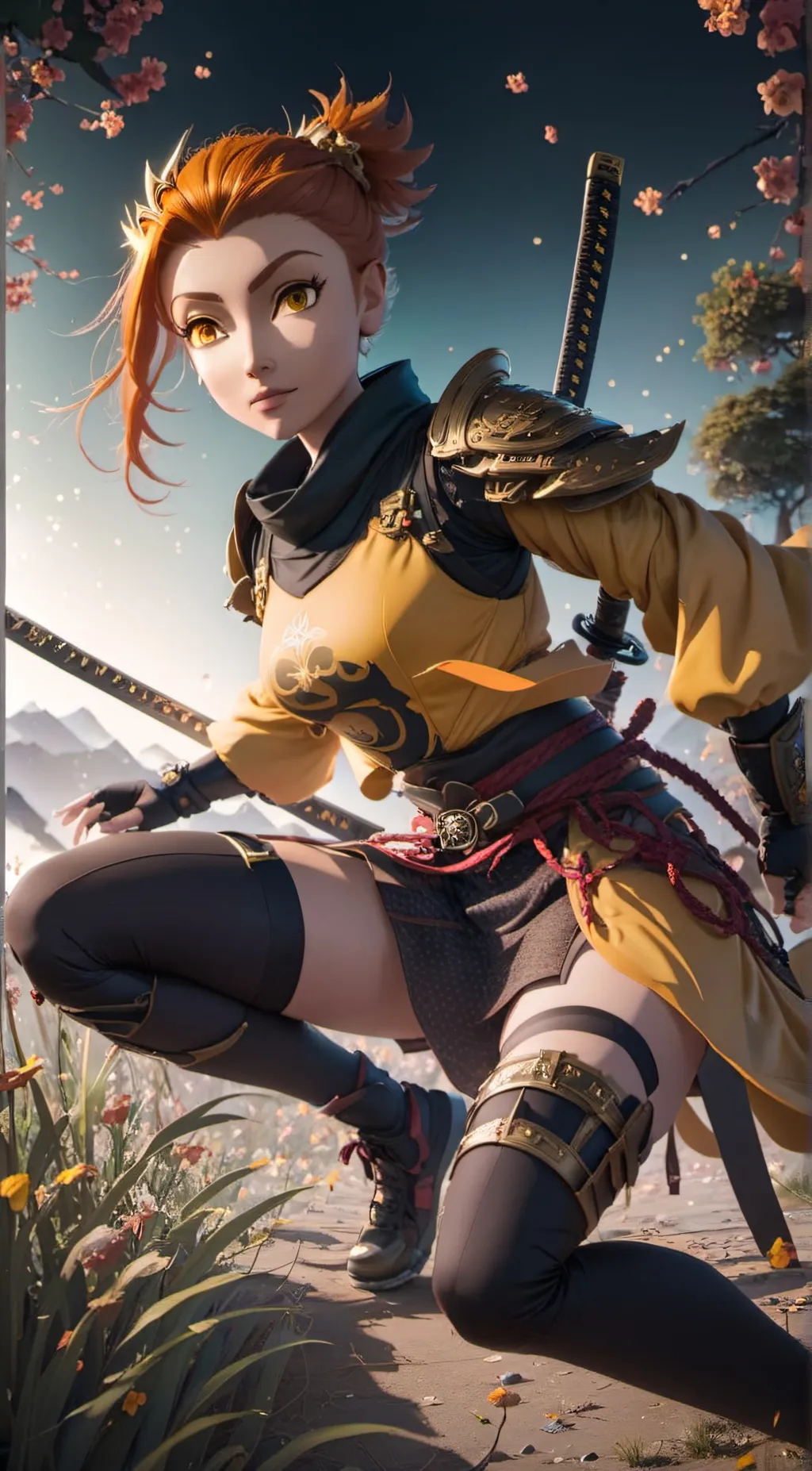 ai character: April O'Neil background