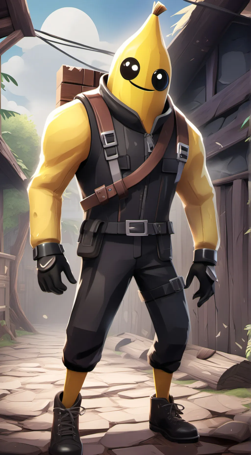 ai character: peely background