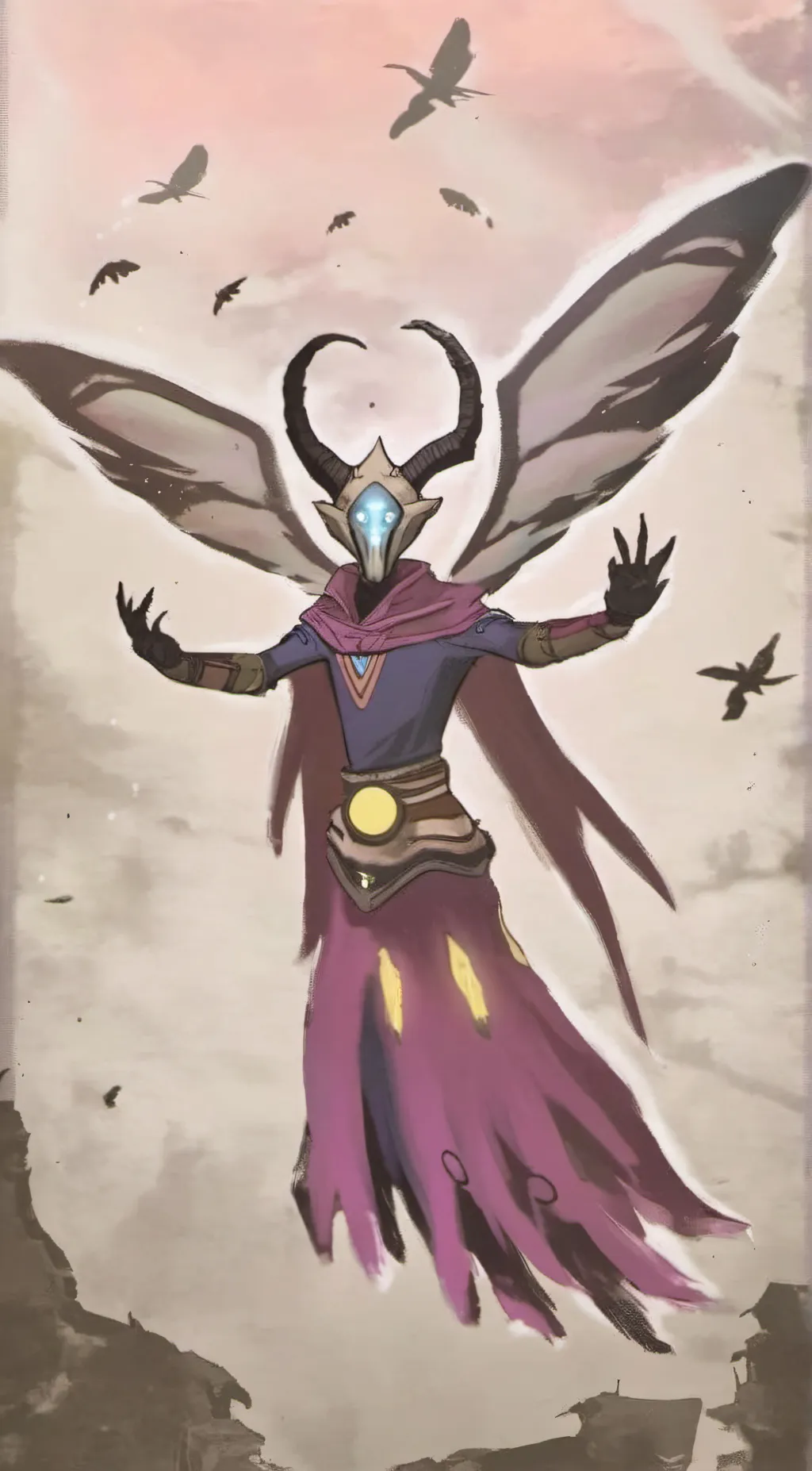 ai character: Arthur Valentine background