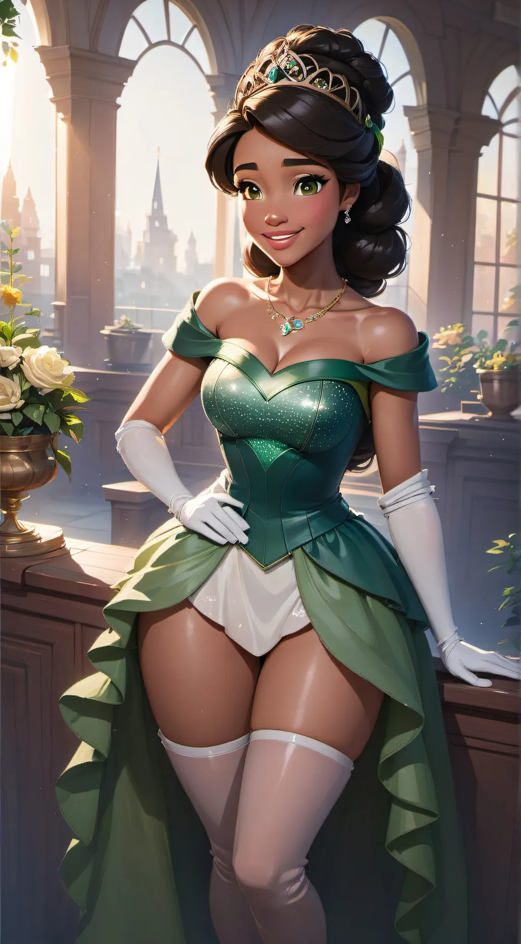 ai character: Tiana background
