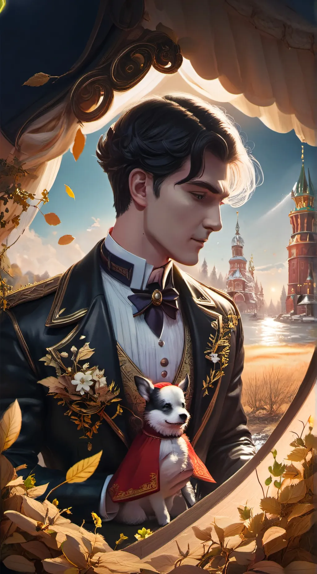 ai character: Морковкин  background