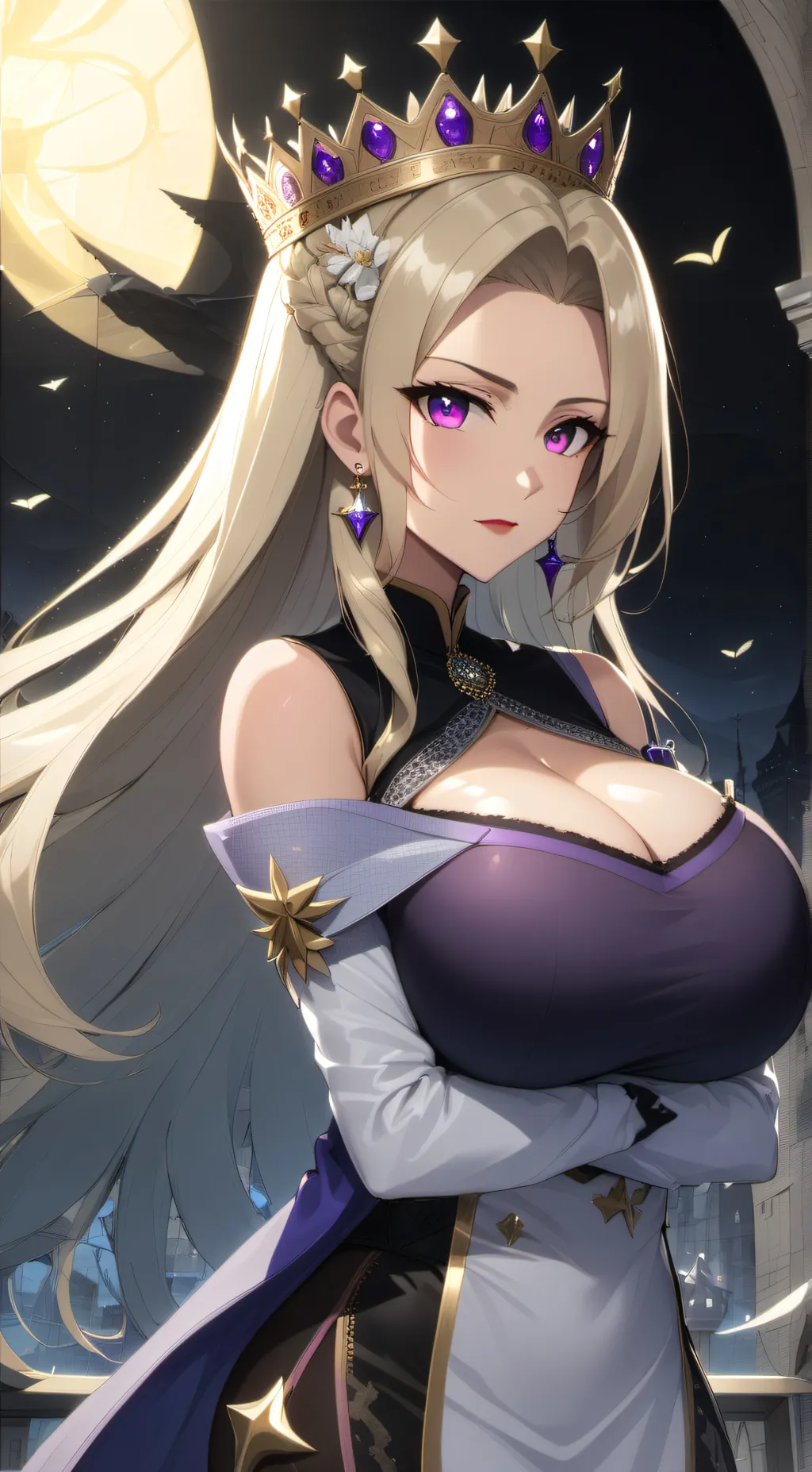 ai character: Queen Reina Kage background