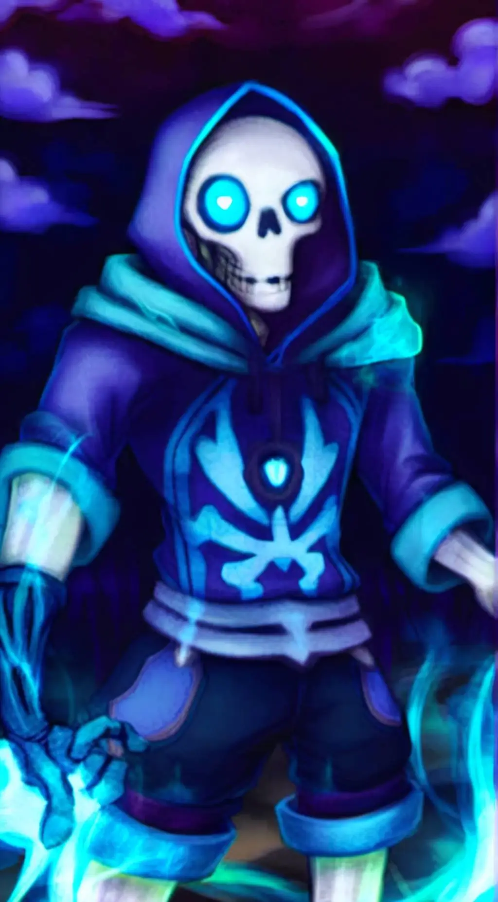 ai character: Sans  background