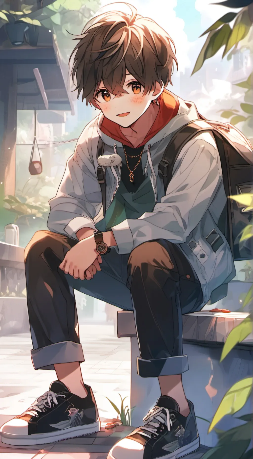 ai character: Philip  background