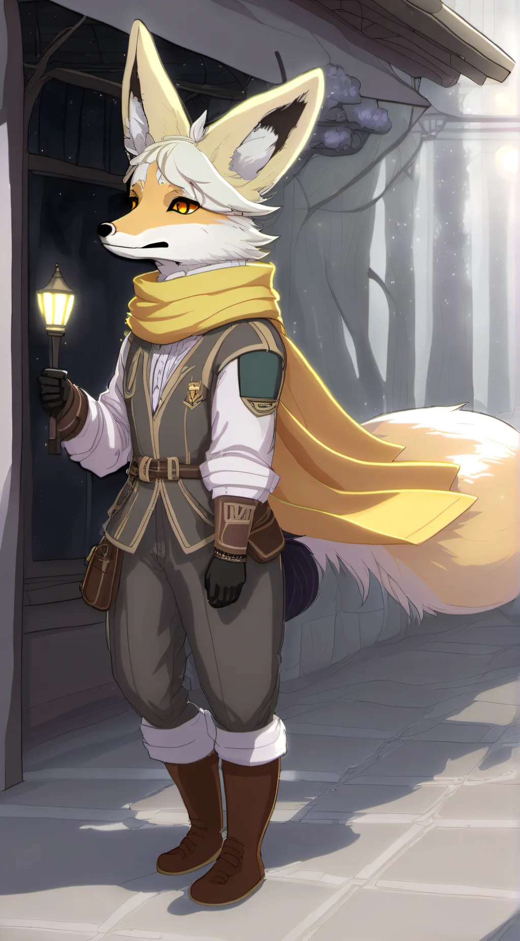 ai character: dusty background