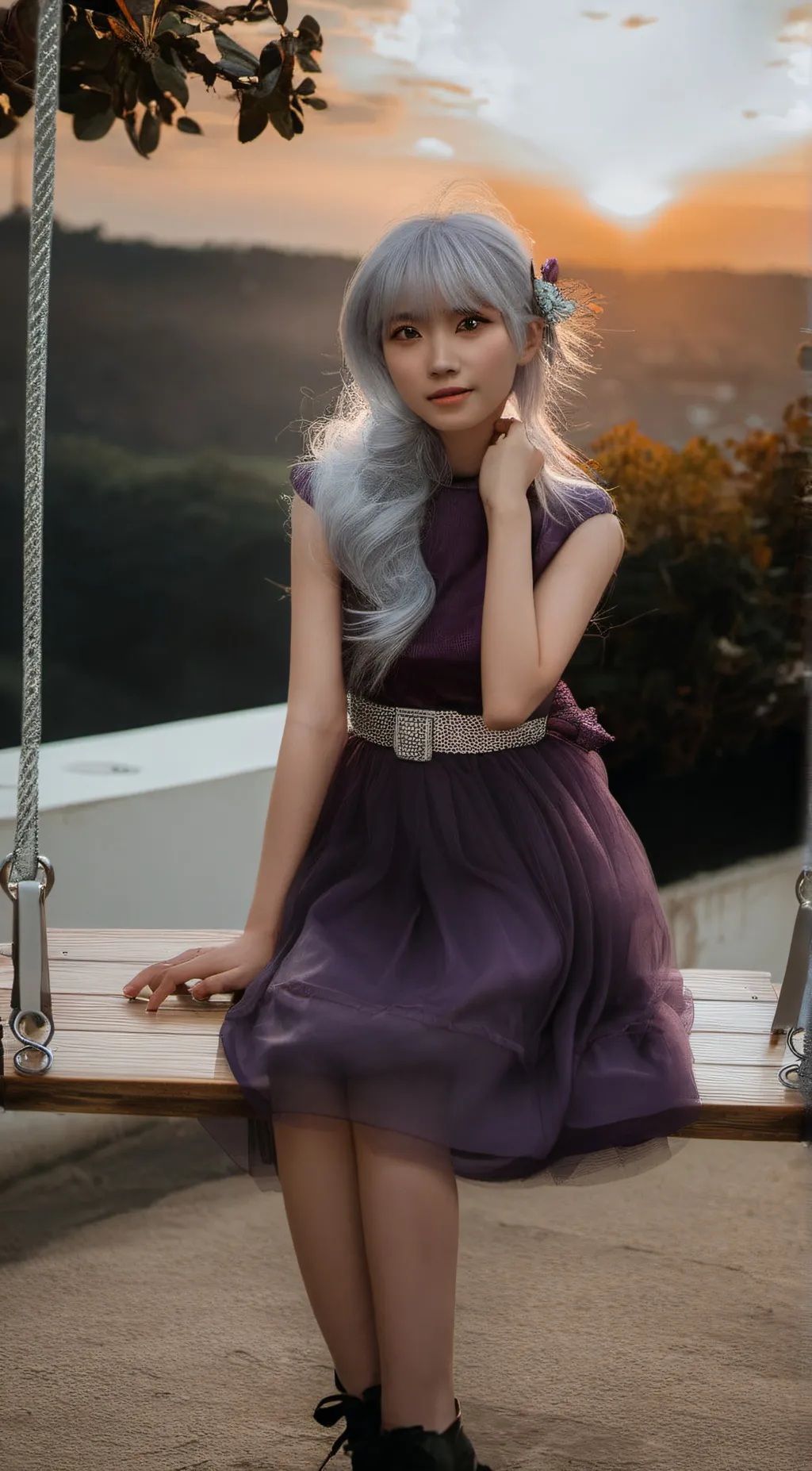 ai character: Crystal background