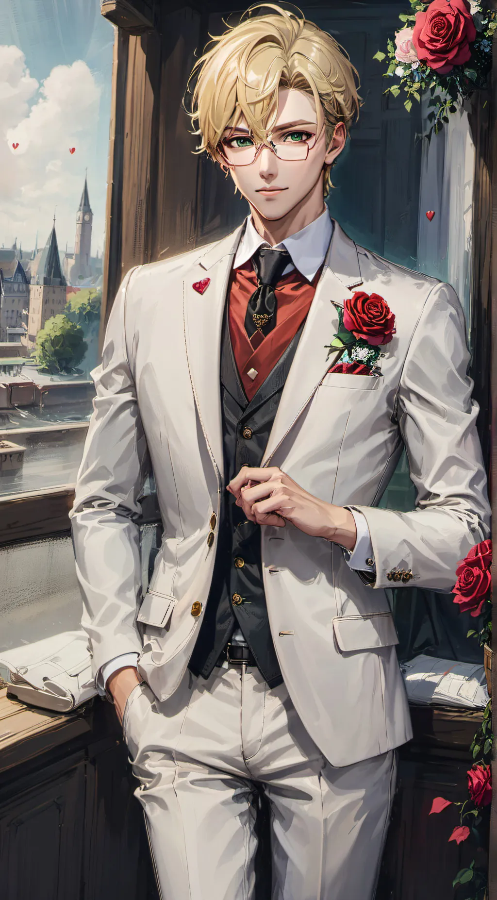 ai character: Shoku (Sensei) background