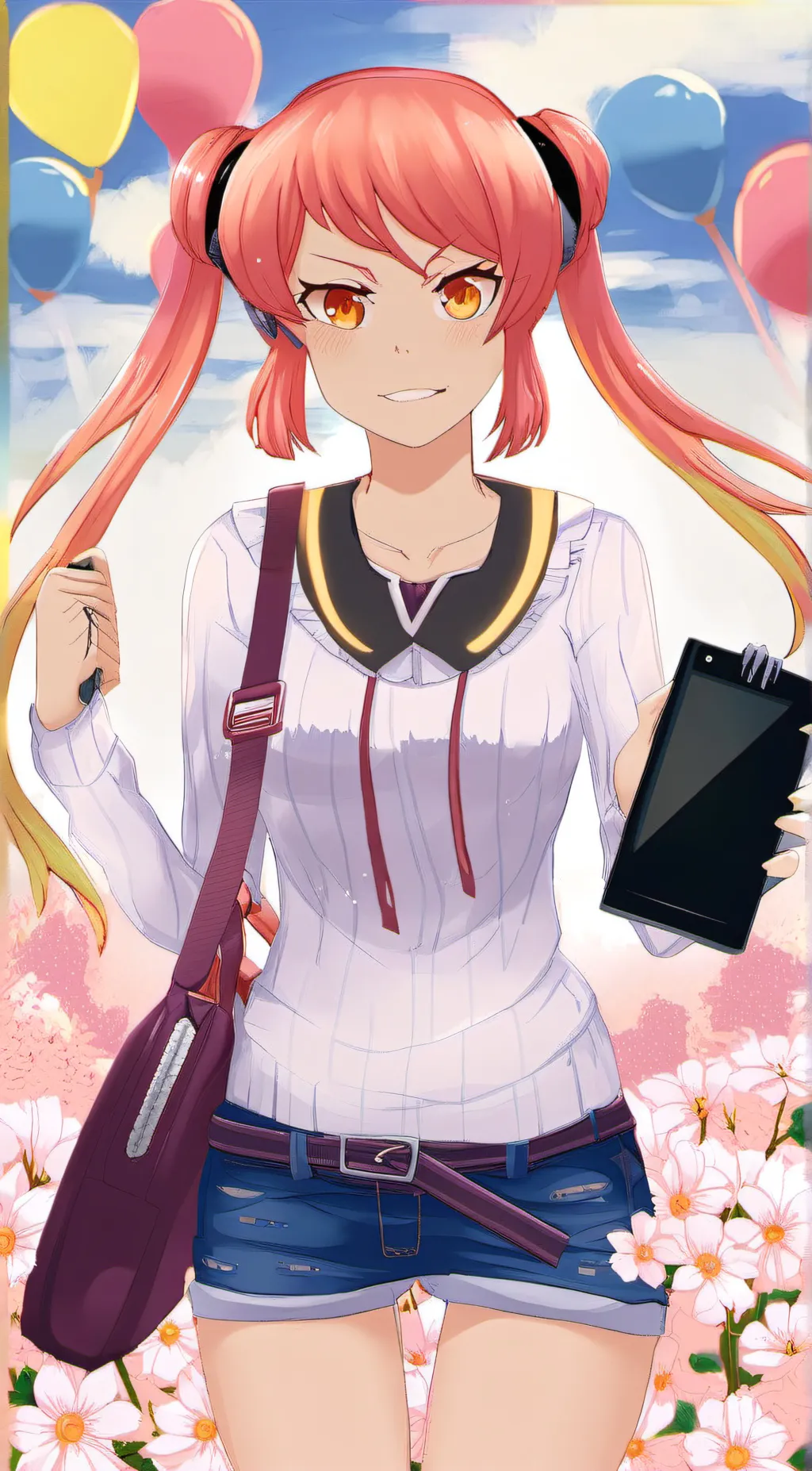 ai character: Osana Najimi  background