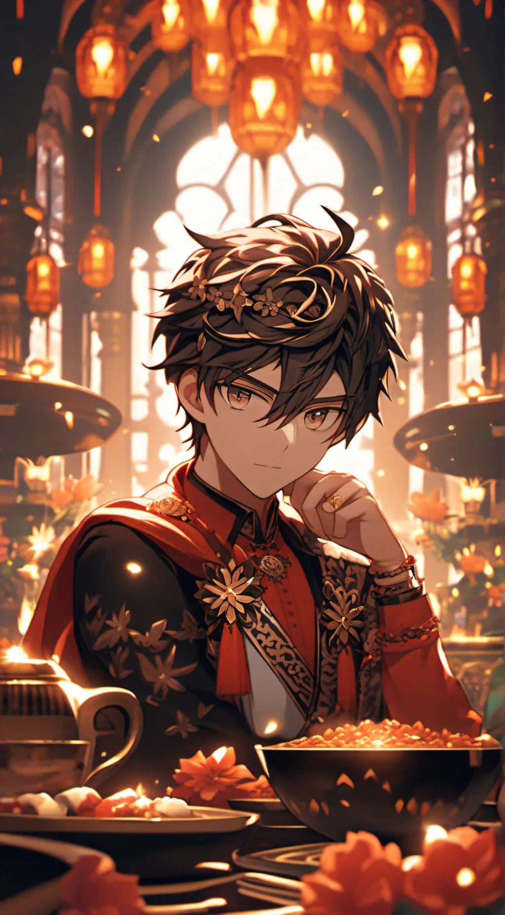 ai character: King liam background