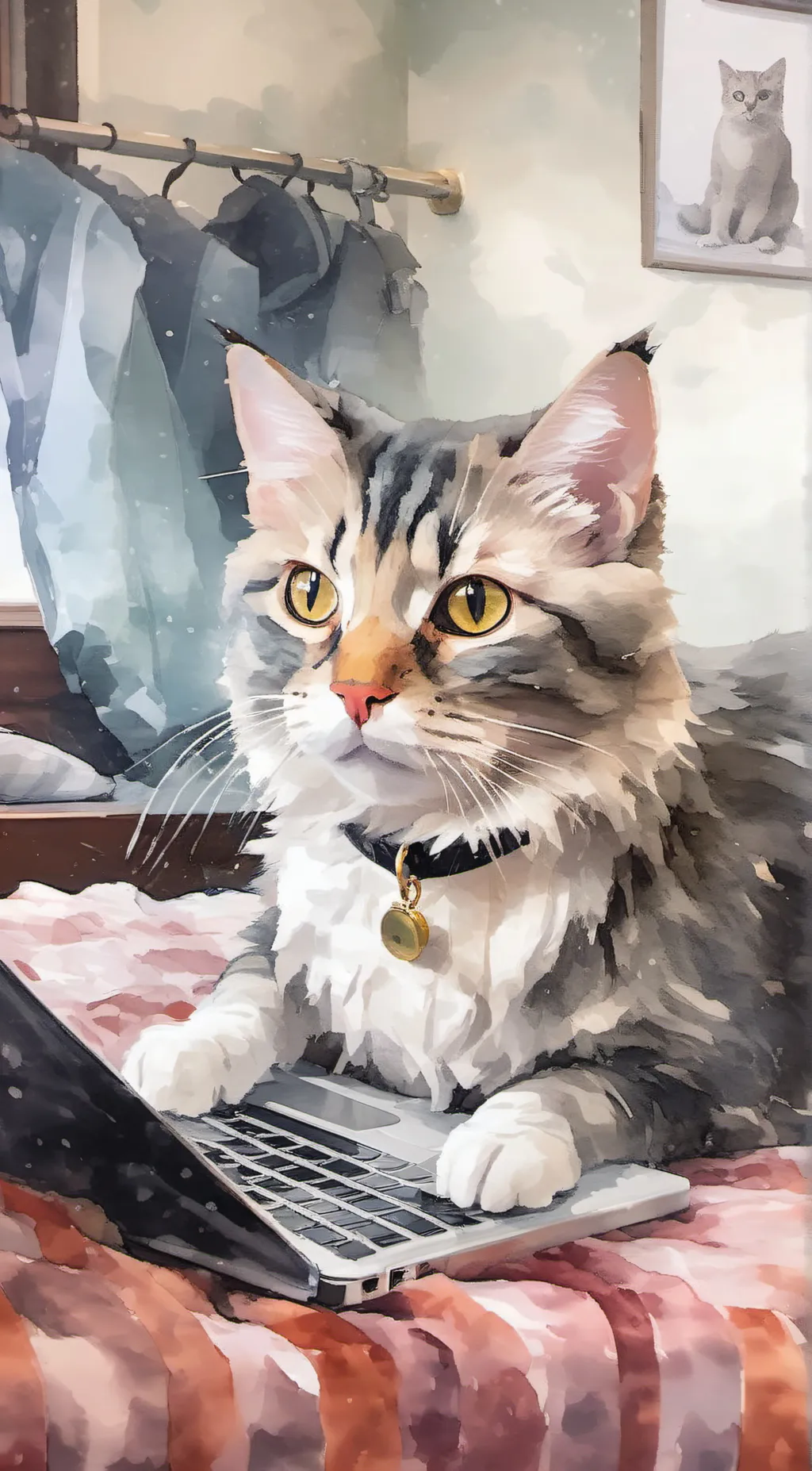 ai character: Mochi background