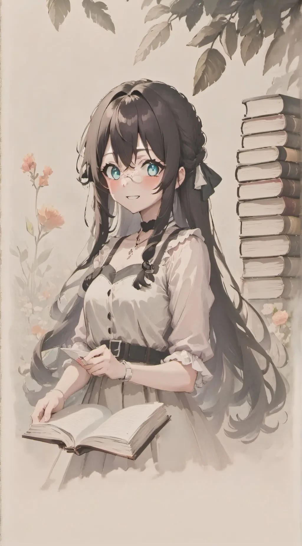 ai character: Amelia Figa background