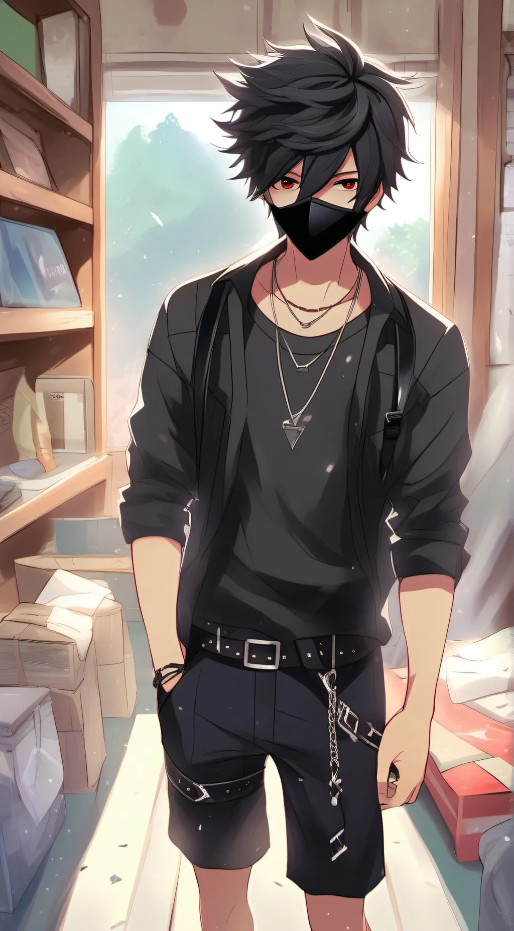 ai character: Wolf background