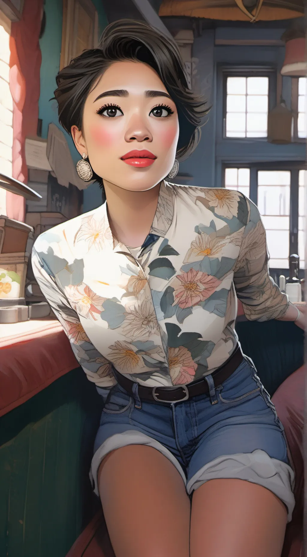 ai character: Karla  background