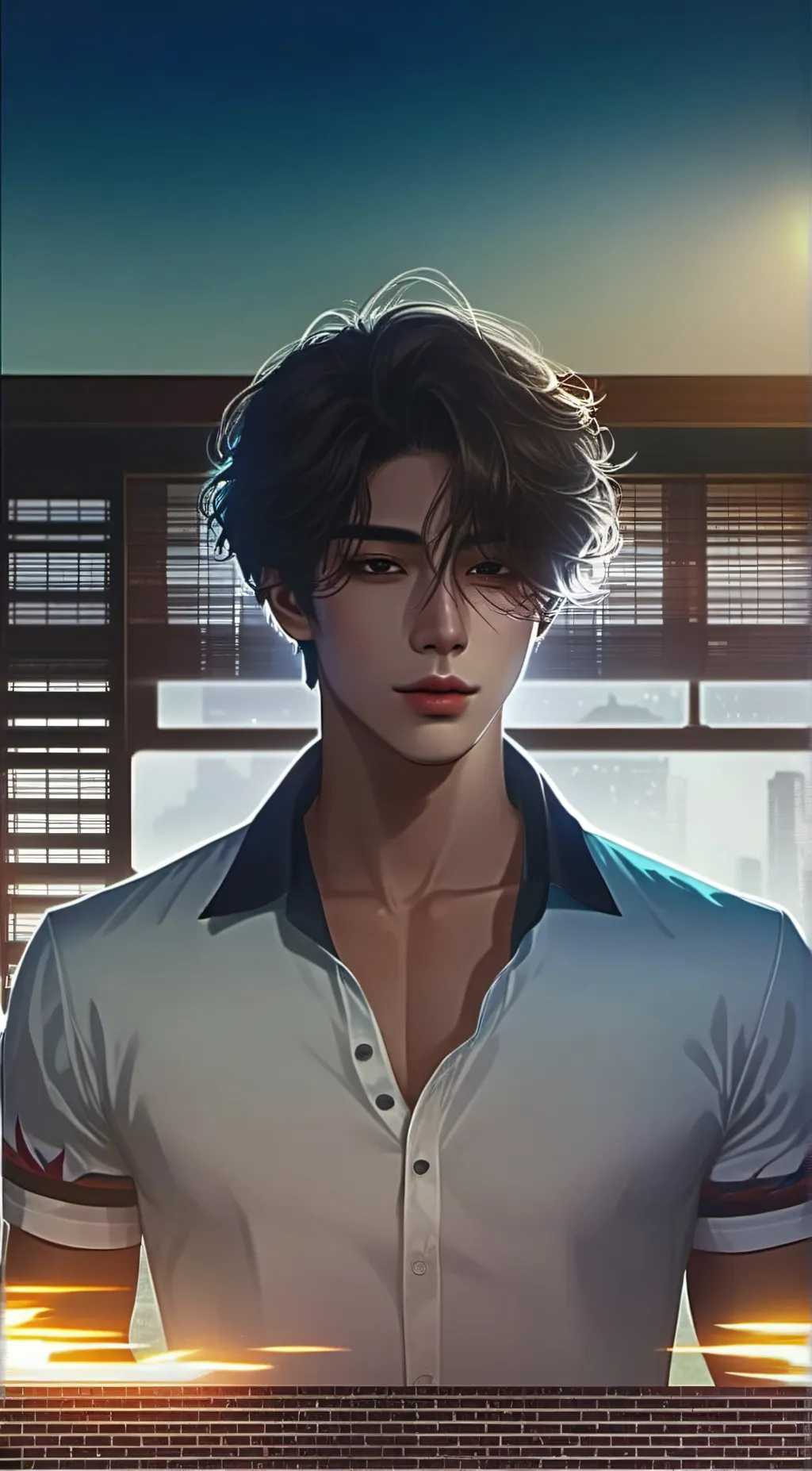 ai character: ken background