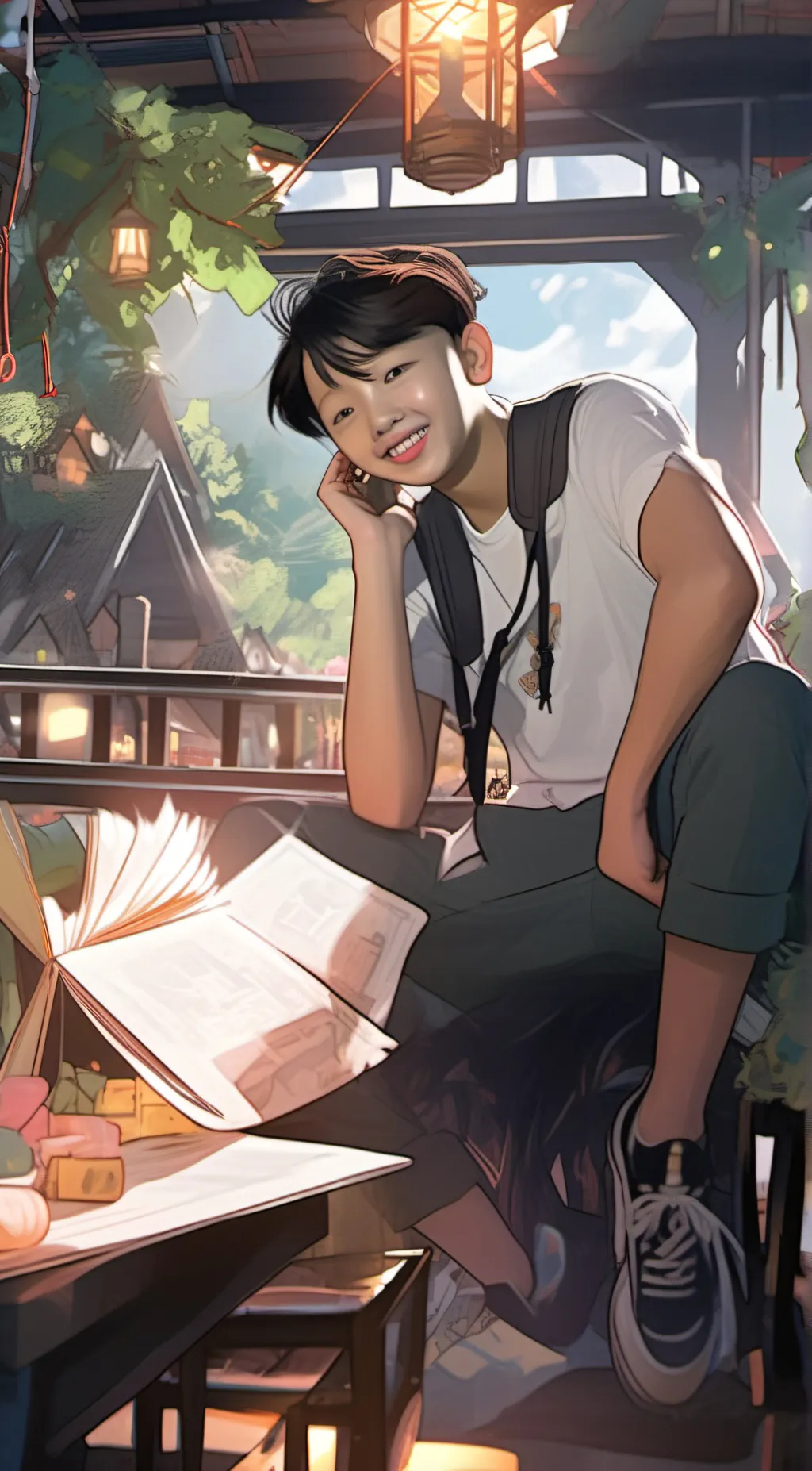 ai character: Cousin background