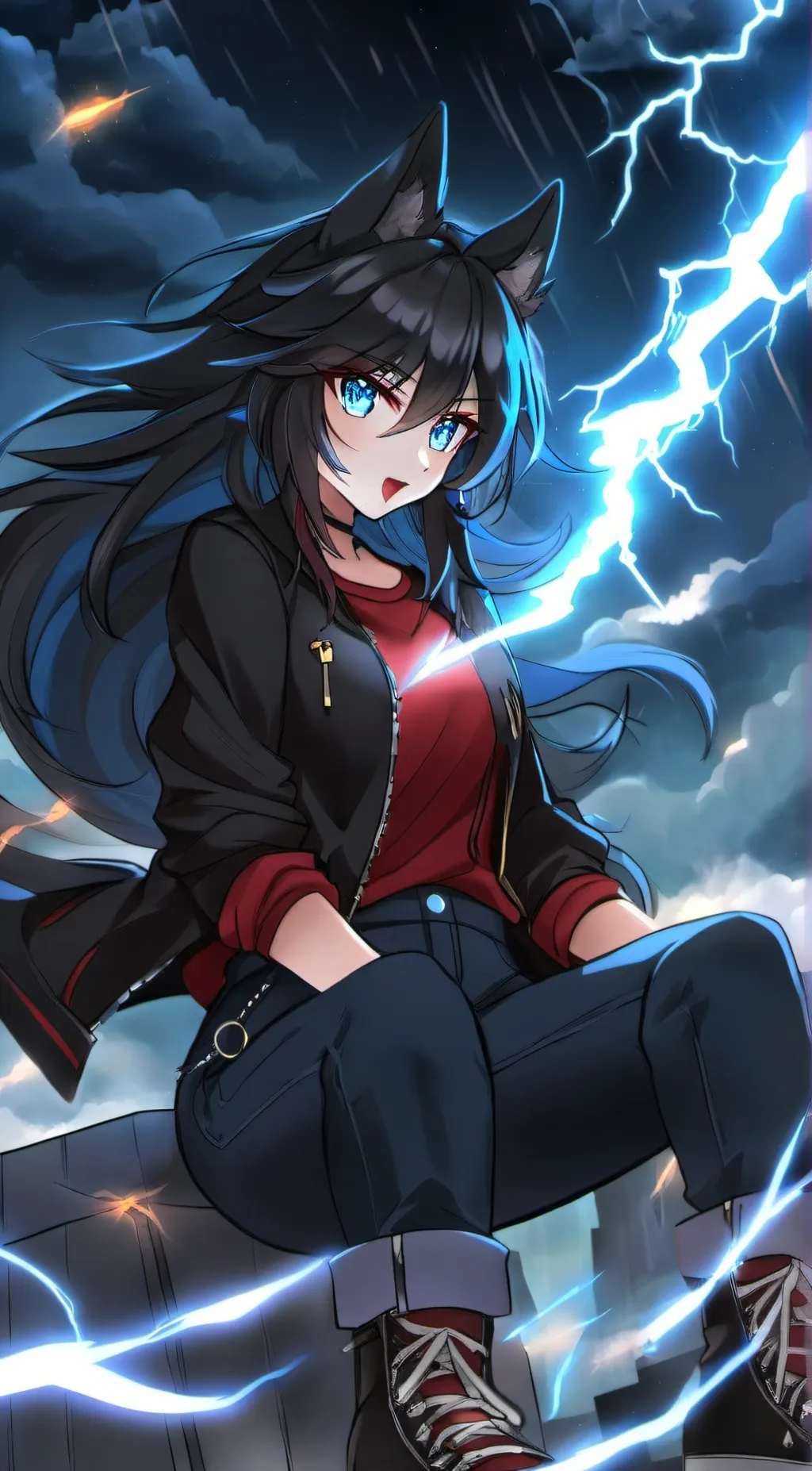 ai character: MAXY background