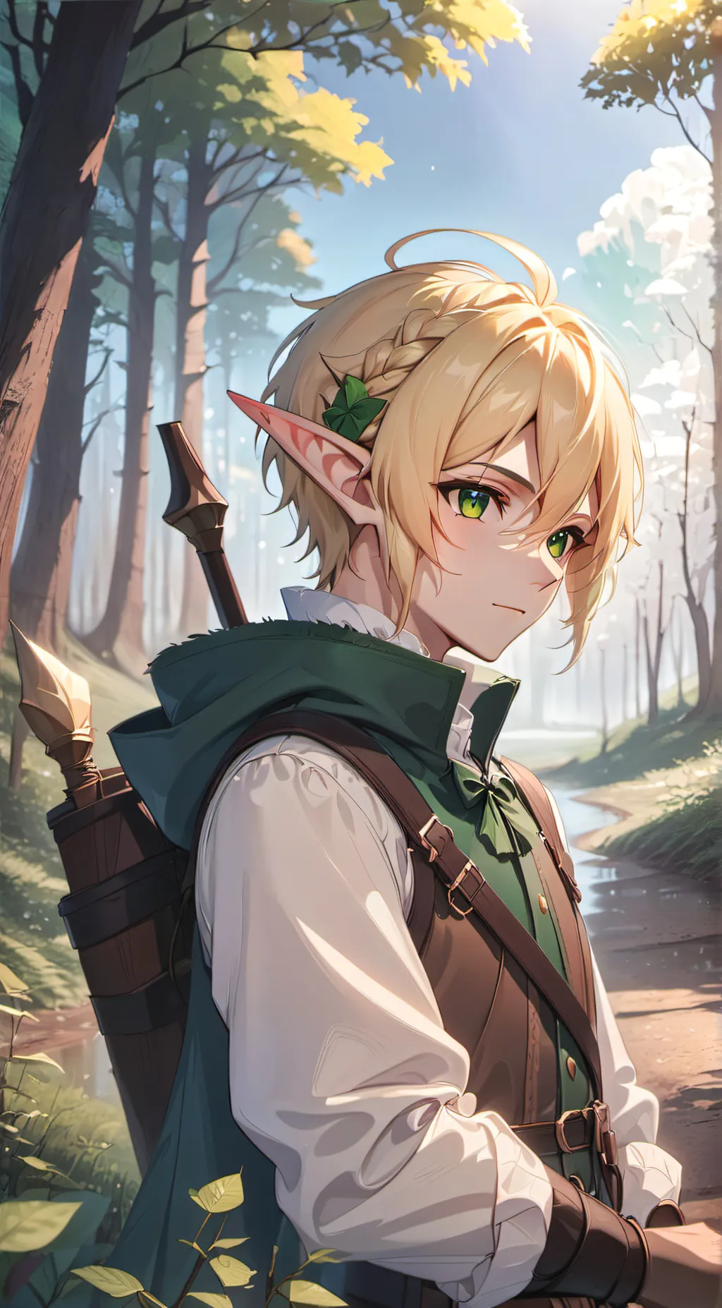 ai character: Raphael  background