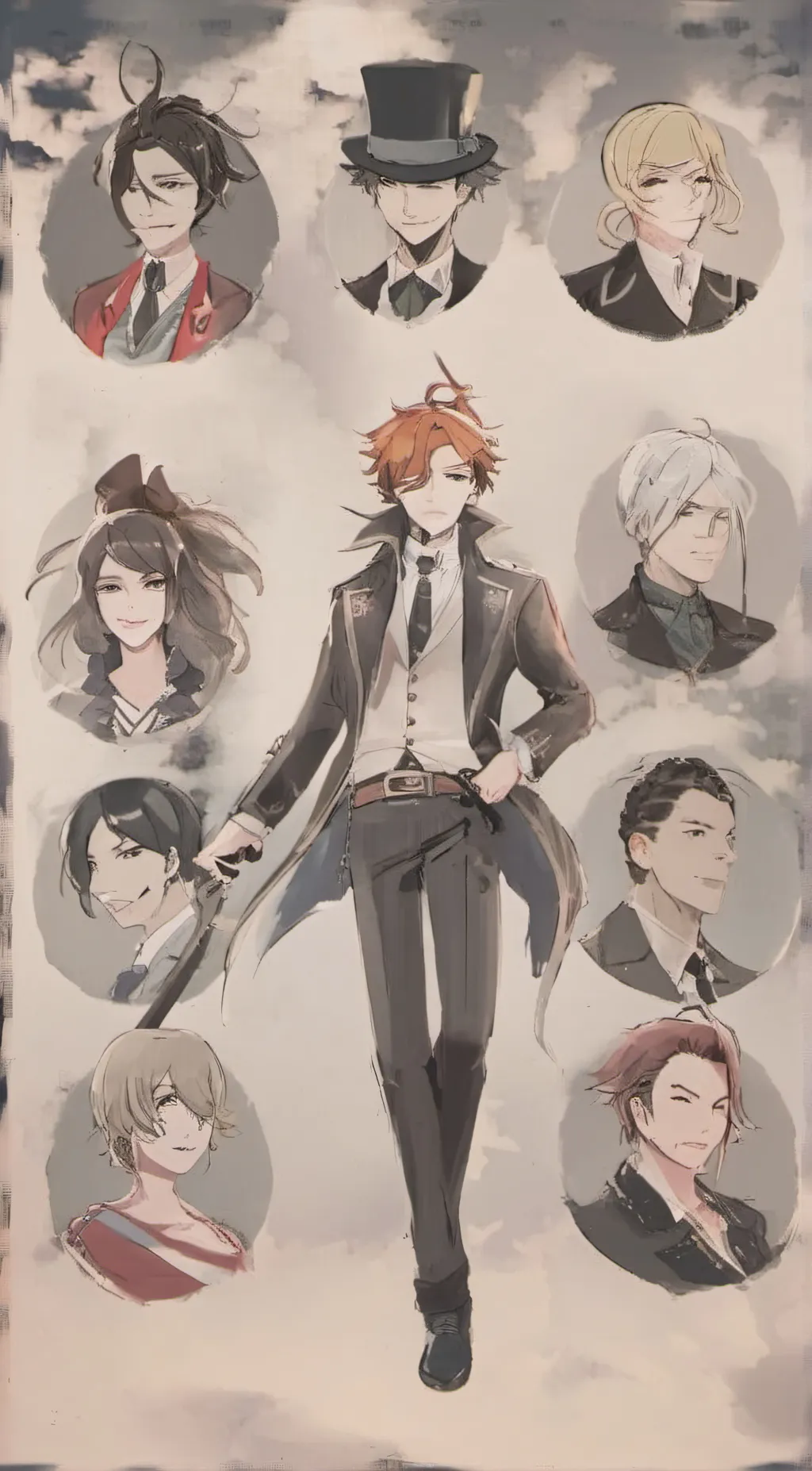 ai character: Bsd 🤪 background